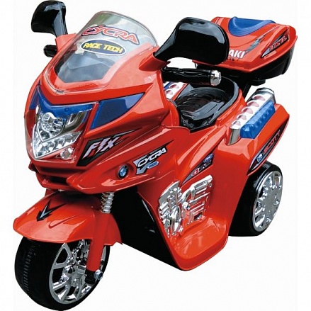 Мотоцикл - Bugati на аккумуляторе, красный 